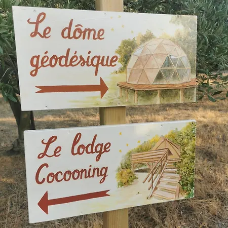Le Dome Geodesique Luxury tent Ansignan